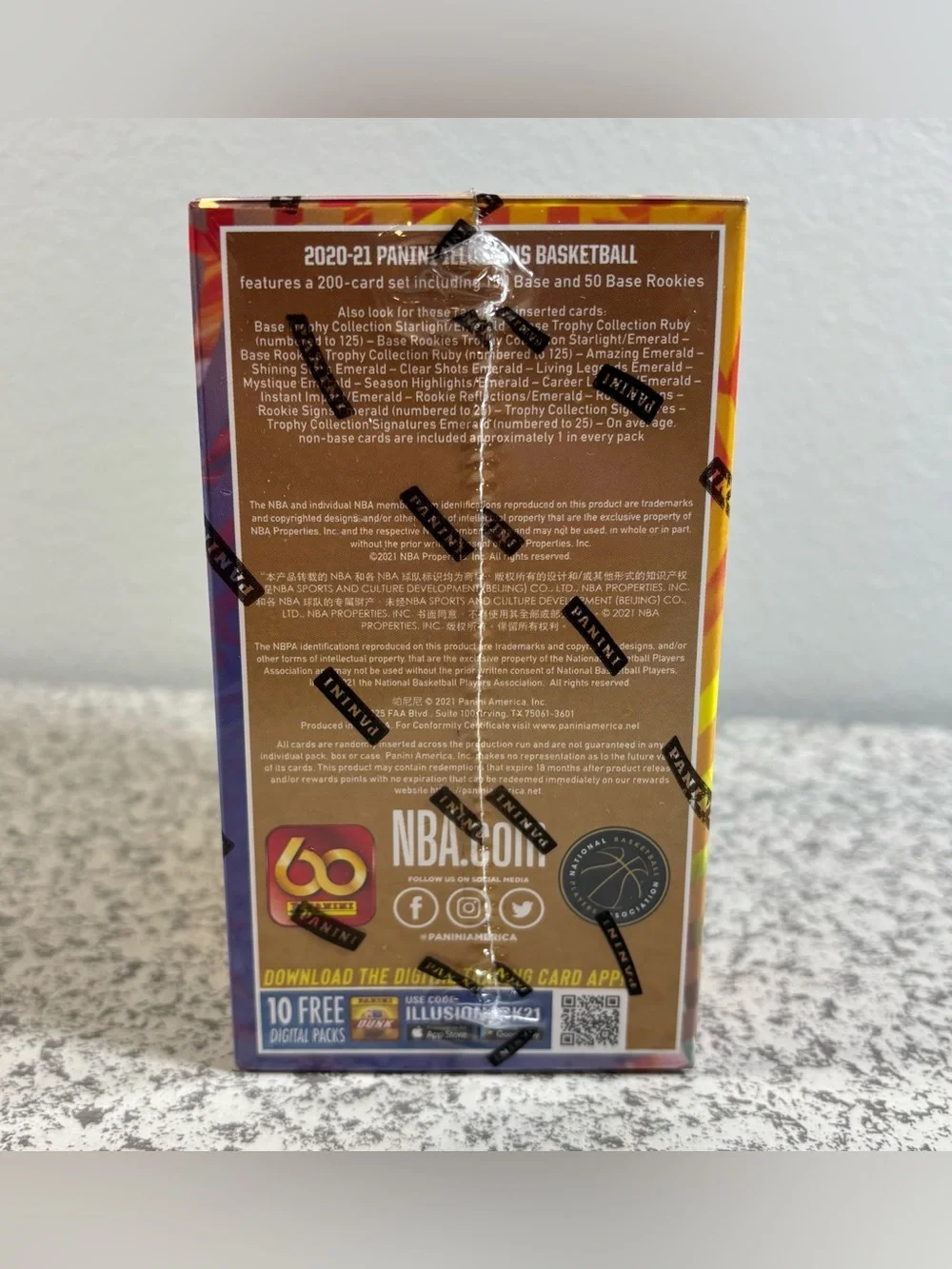 2020-21 Panini Illusions Blaster Box NBA Basketball Cards New Sealed